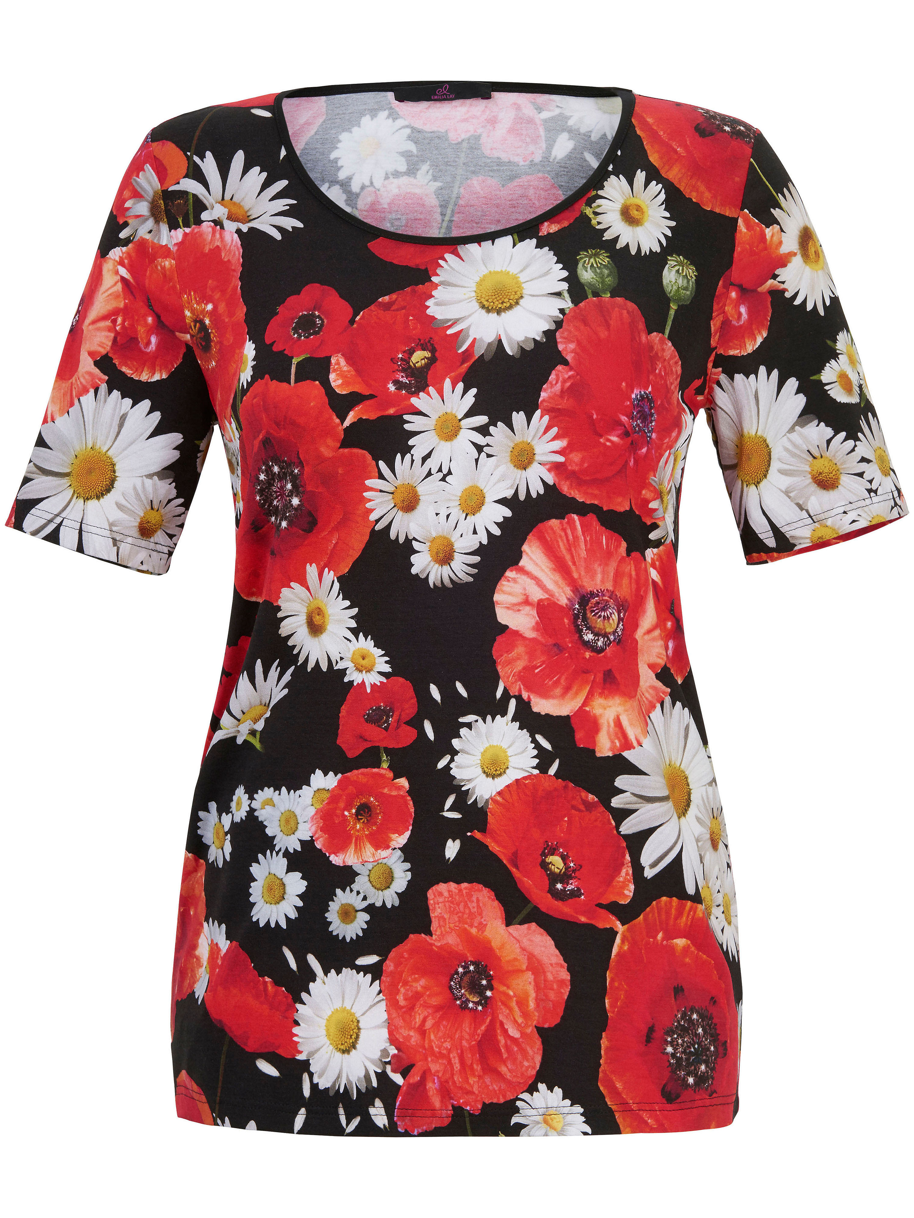 Shirt Met Korte Mouwen Van Emilia Lay Multicolour emilia lay kopen in de aanbieding