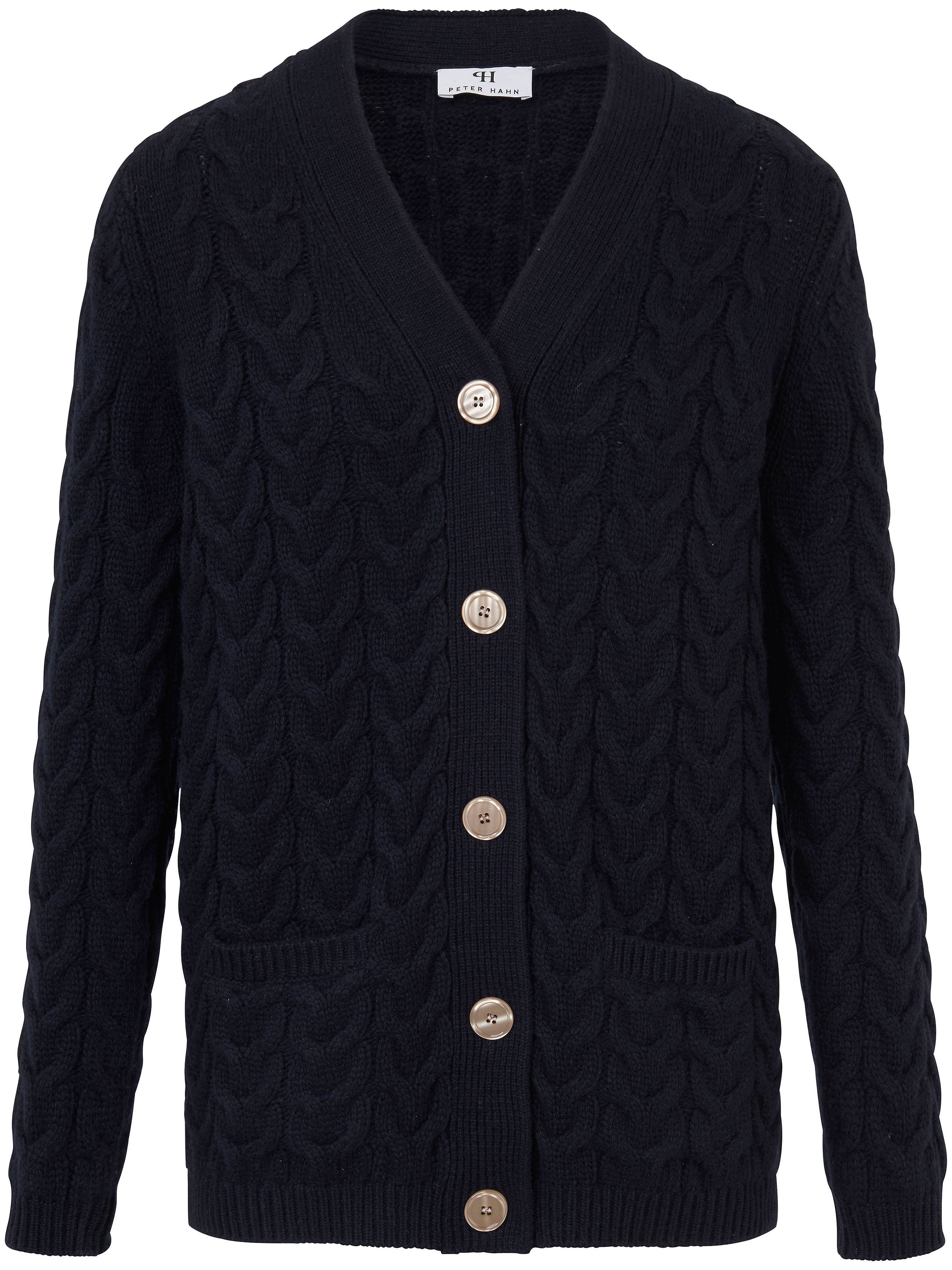 Le gilet pure laine vierge Peter Hahn bleu taille 50