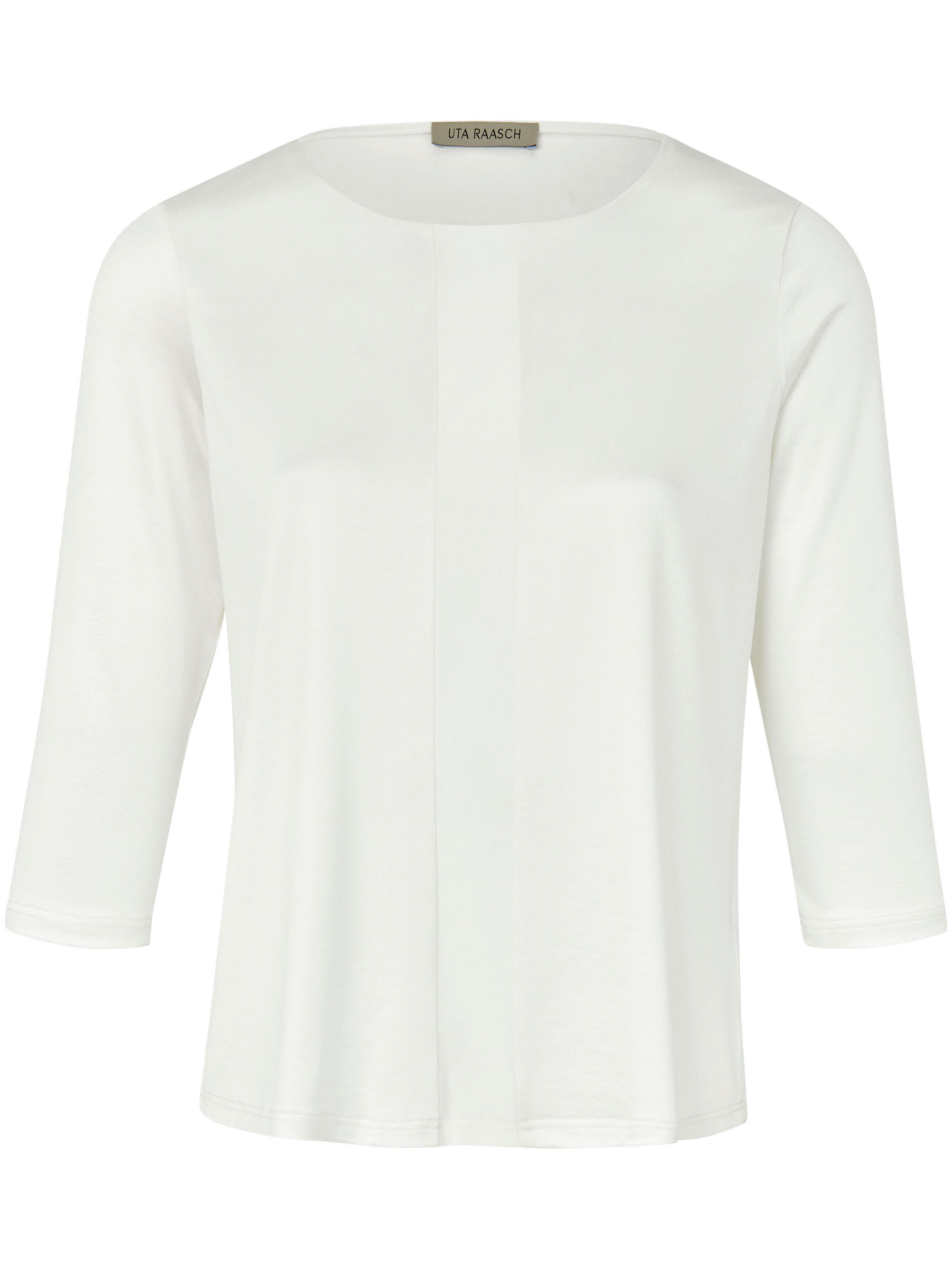 Le T-shirt à encolure dégagée, manches 3/4 Uta Raasch blanc taille 44