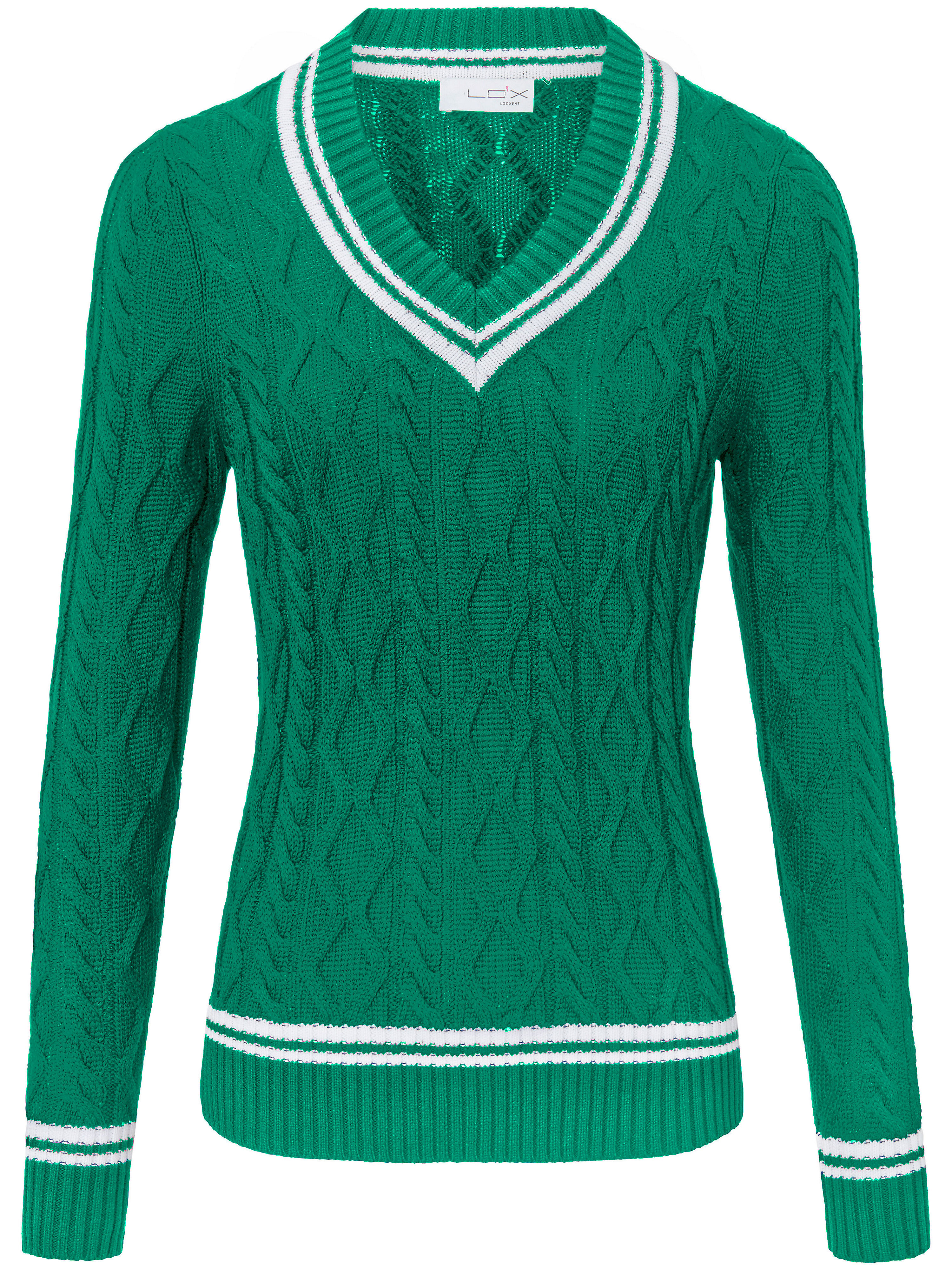 Trui Met V Hals Van Looxent Groen looxent kopen in de aanbieding Trui Met V Hals Van Looxent Groen looxent kopen in de aanbieding