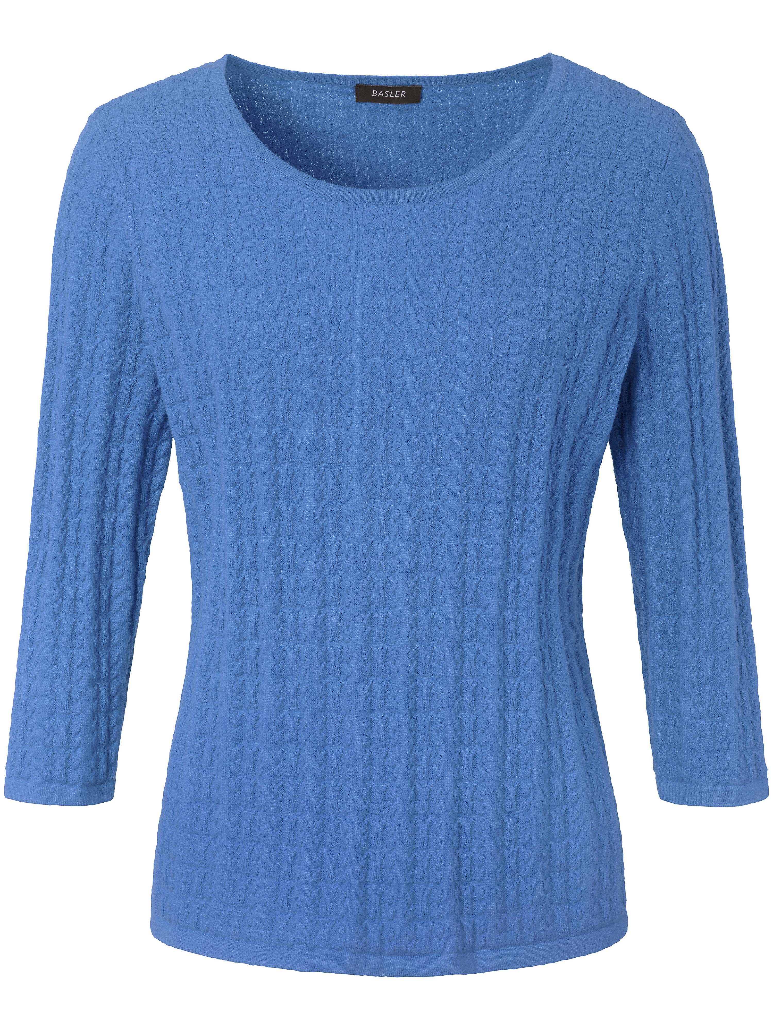 Trui Met Ronde Hals Van Basler Blauw basler kopen in de aanbieding Trui Met Ronde Hals Van Basler Blauw basler kopen in de aanbieding