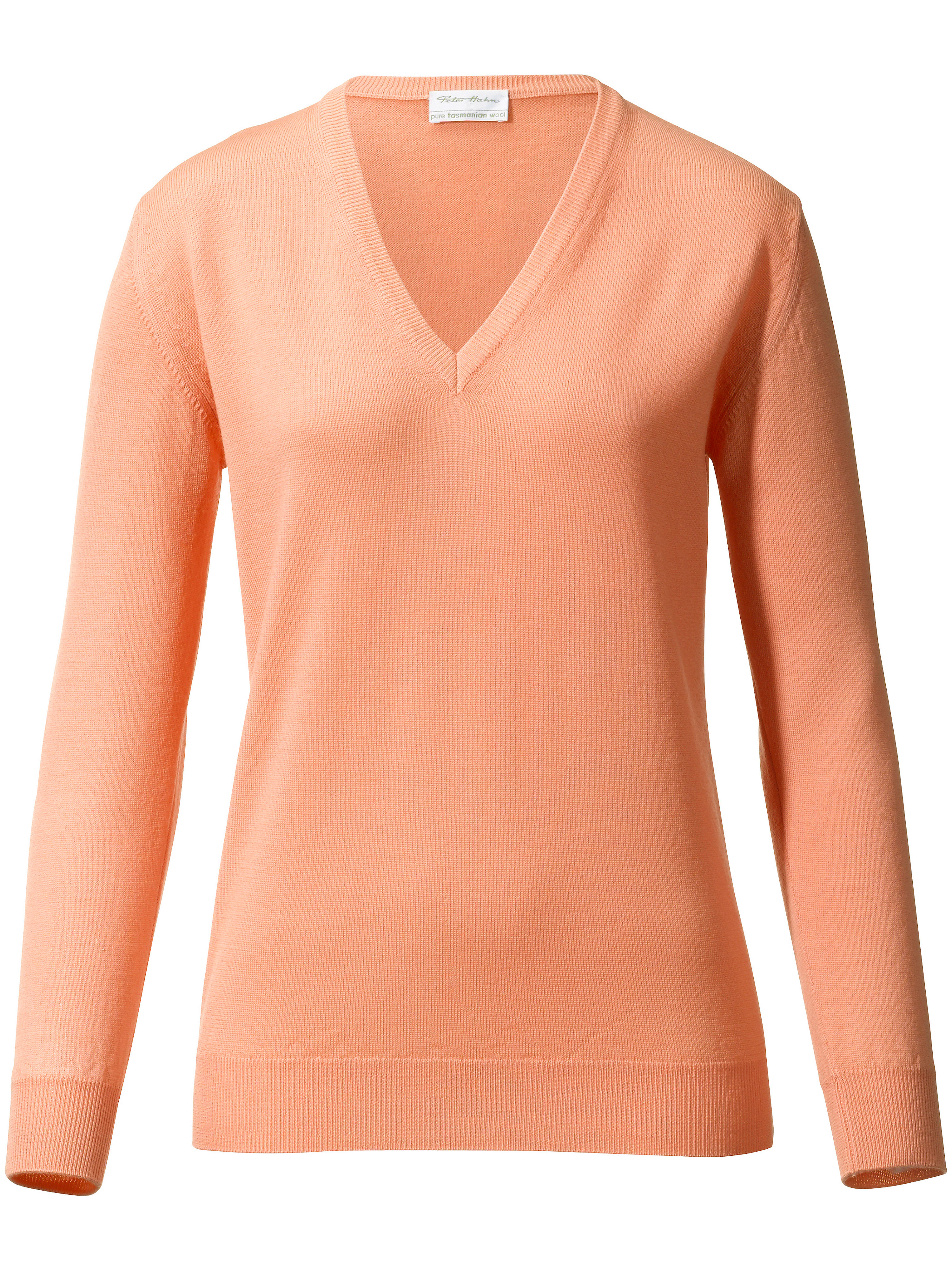 Le pull pure laine vierge Peter Hahn orange taille 54