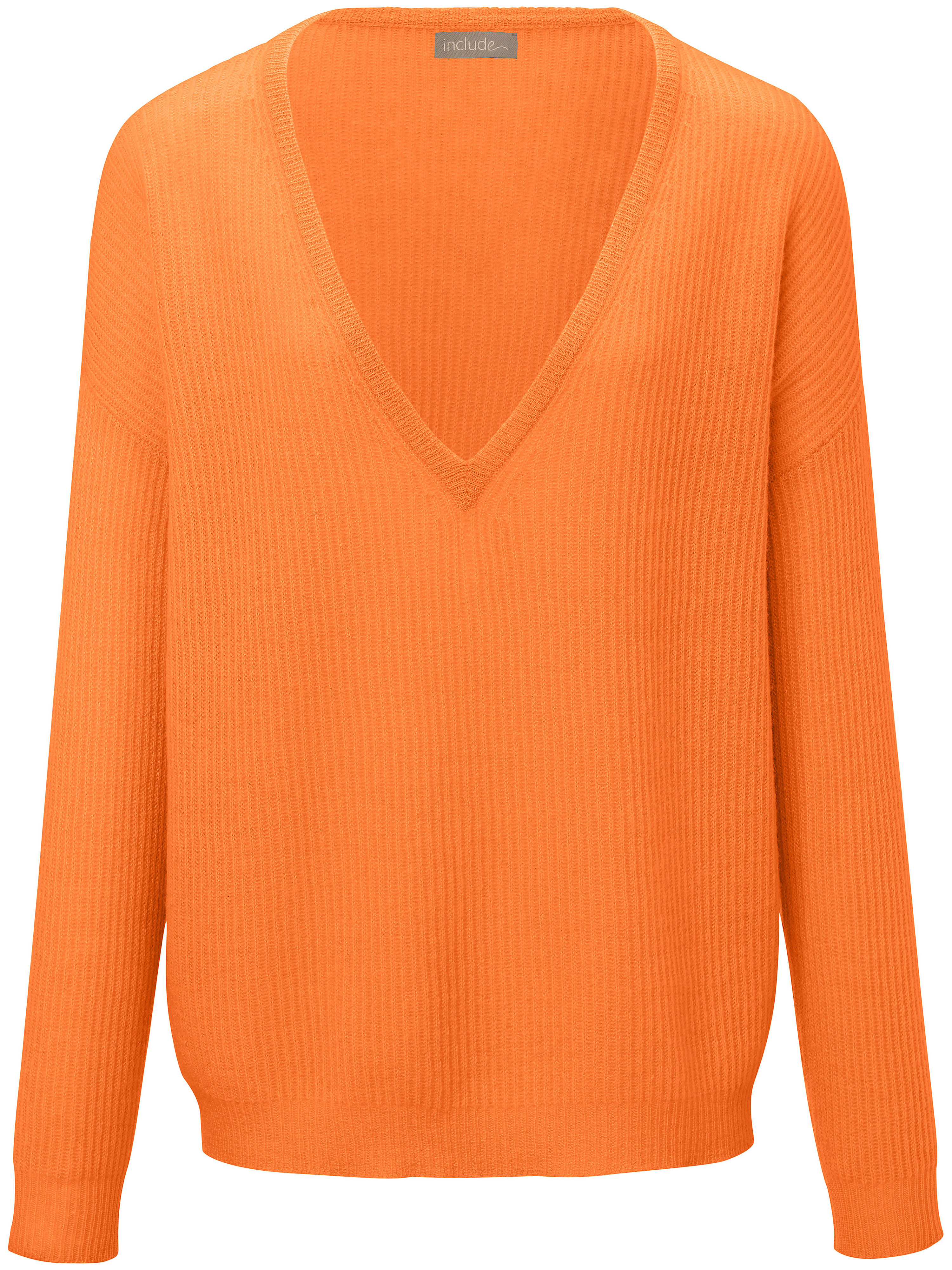 Trui Van 100 Kasjmier Include Oranje include kopen in de aanbieding