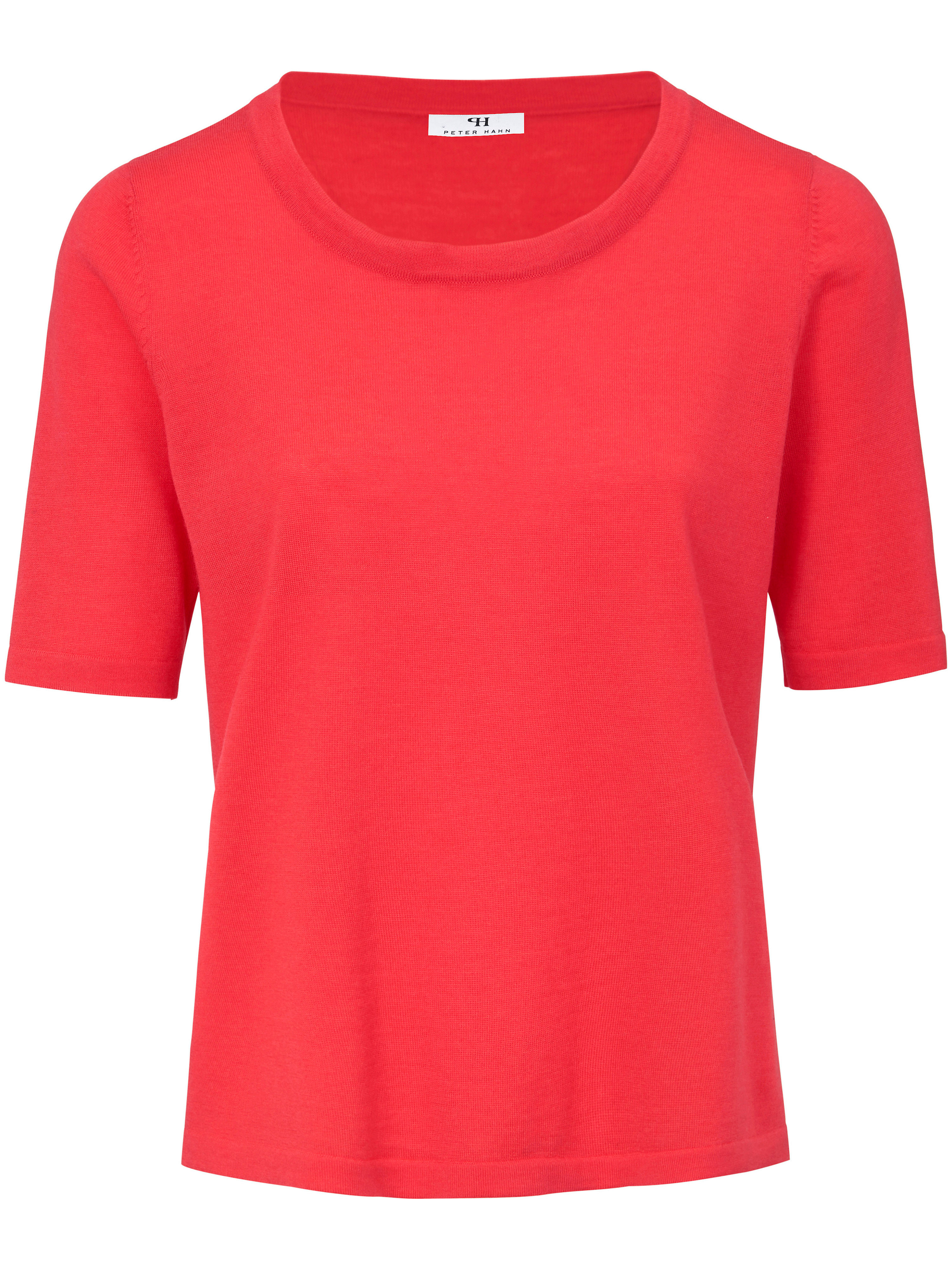 Trui Van 100 Scheerwol Met Korte Mouwen Peter Hahn Oranje peter hahn kopen in de aanbieding