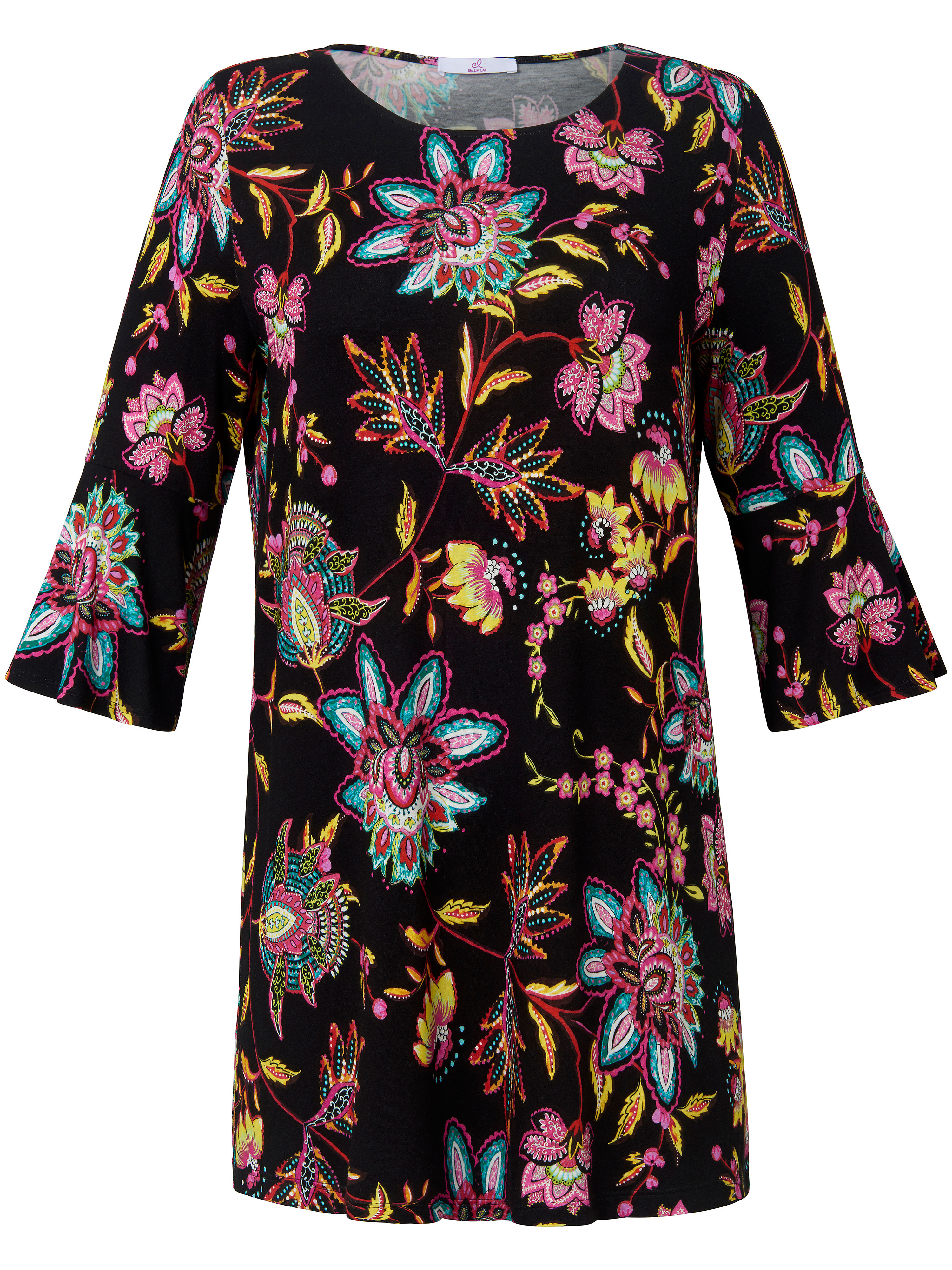 Shirt Met 34 Mouwen Van Emilia Lay Zwart emilia lay kopen in de aanbieding