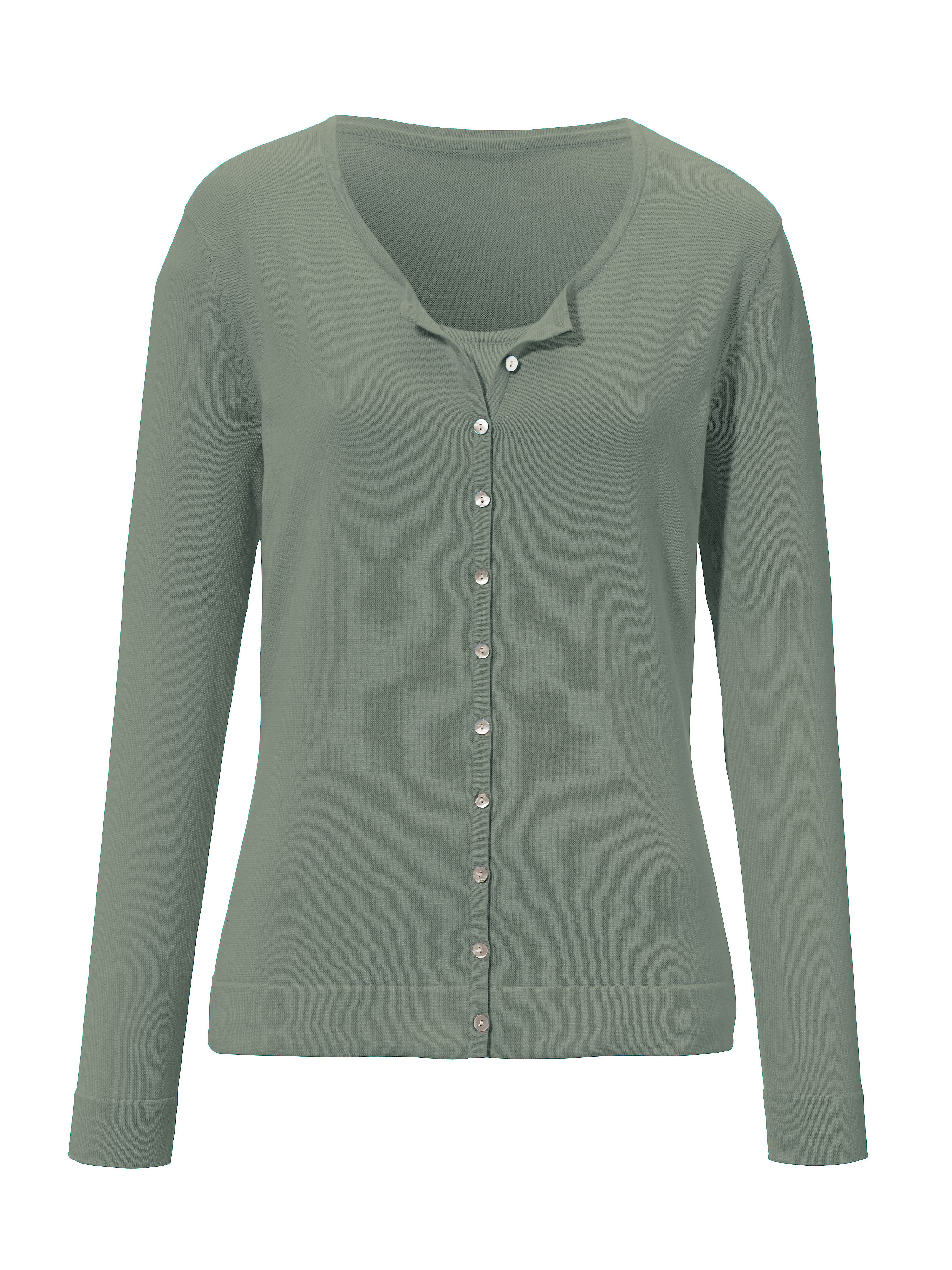 Twinset Van 100 Supima Peter Hahn Groen peter hahn kopen in de aanbieding