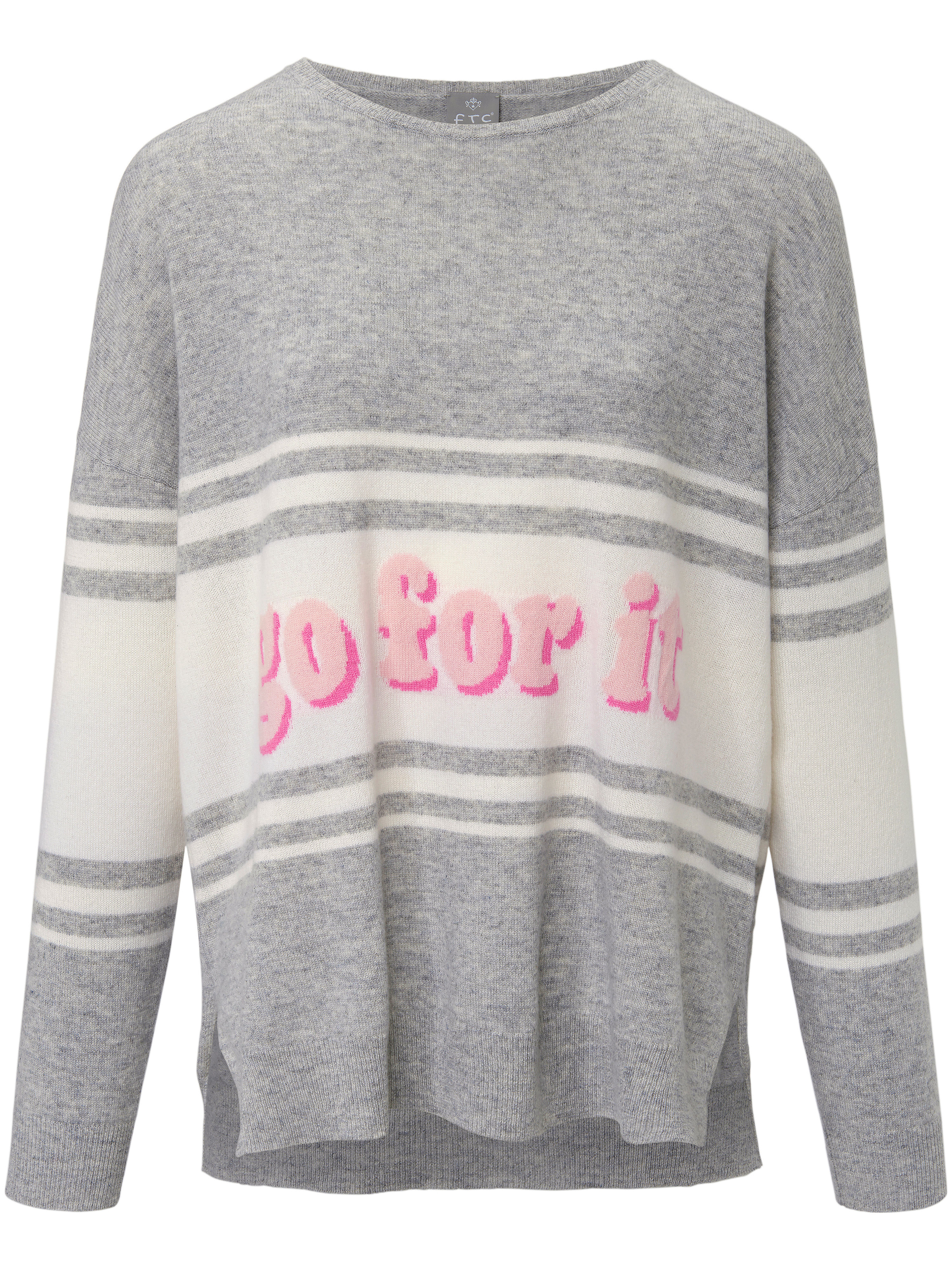 Le pull 100% cachemire FTC Cashmere gris taille 36