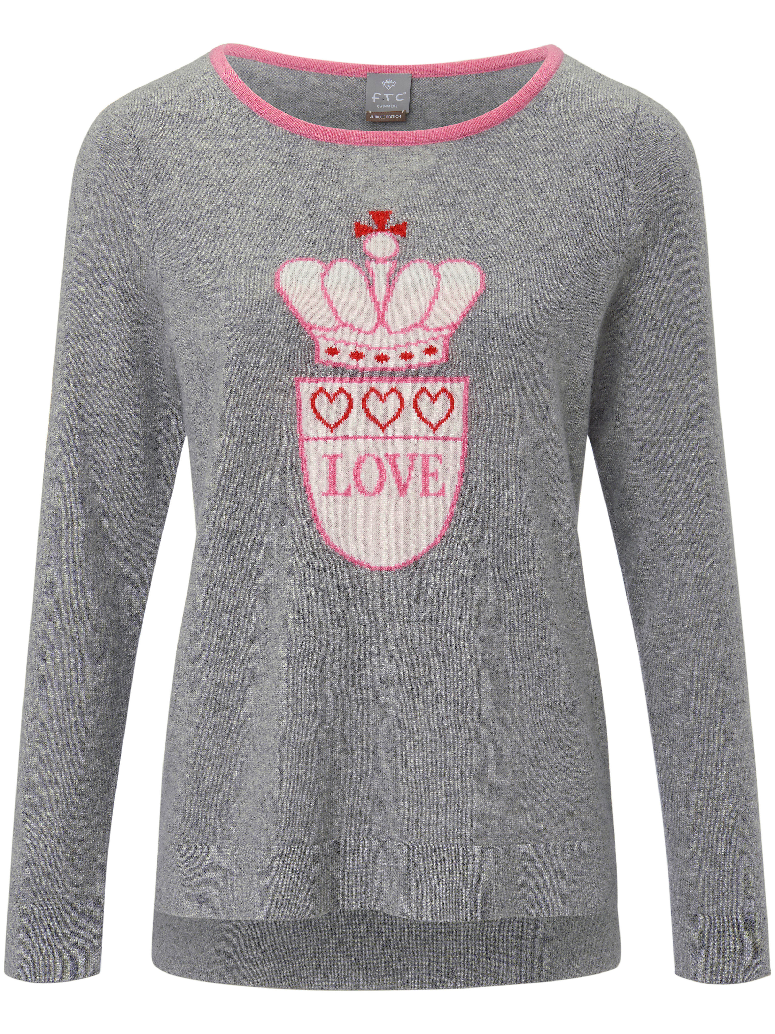 Le pull 100% cachemire FTC Cashmere gris taille 38
