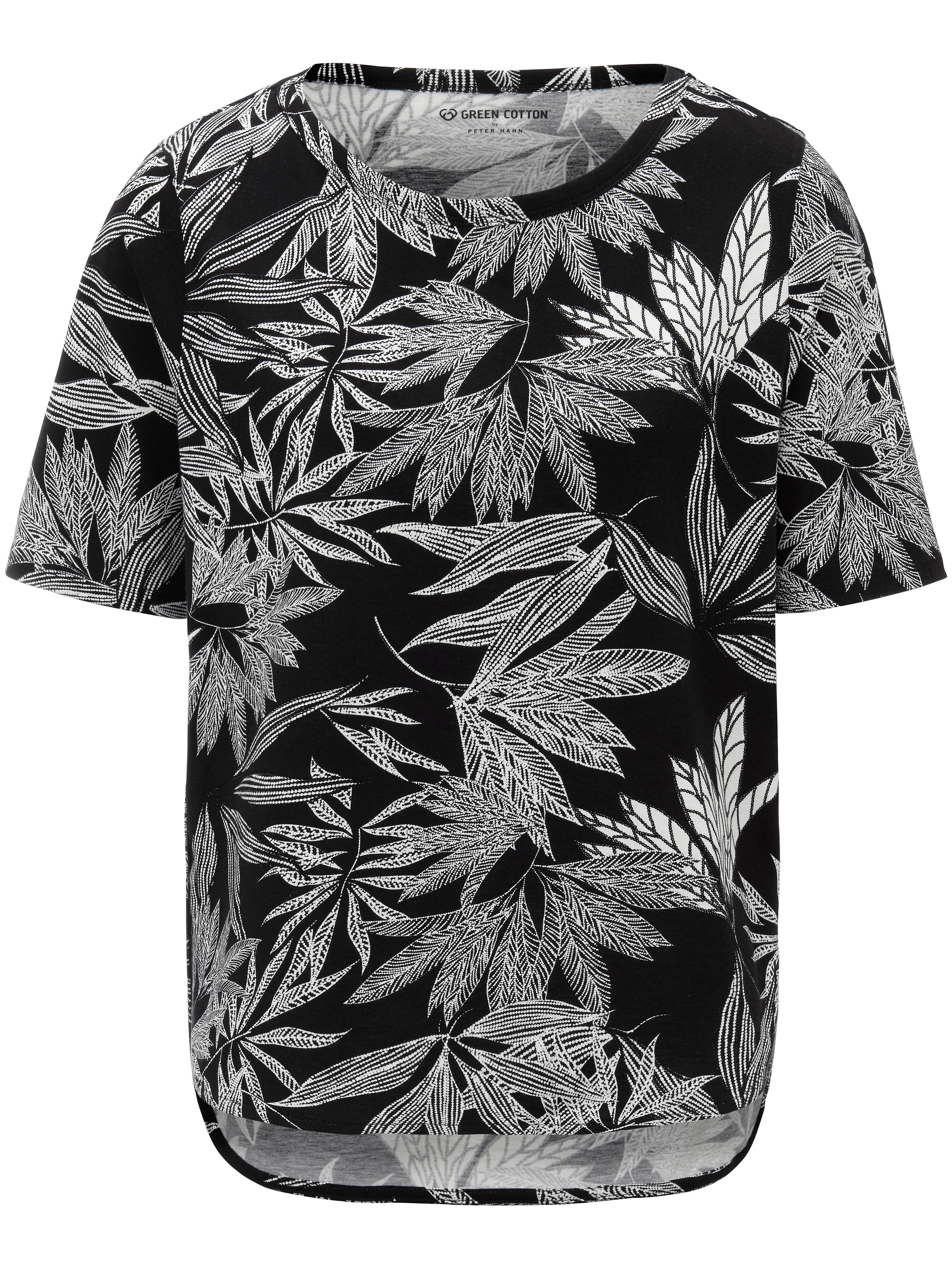 Le T-shirt 100% coton Green Cotton noir taille 52