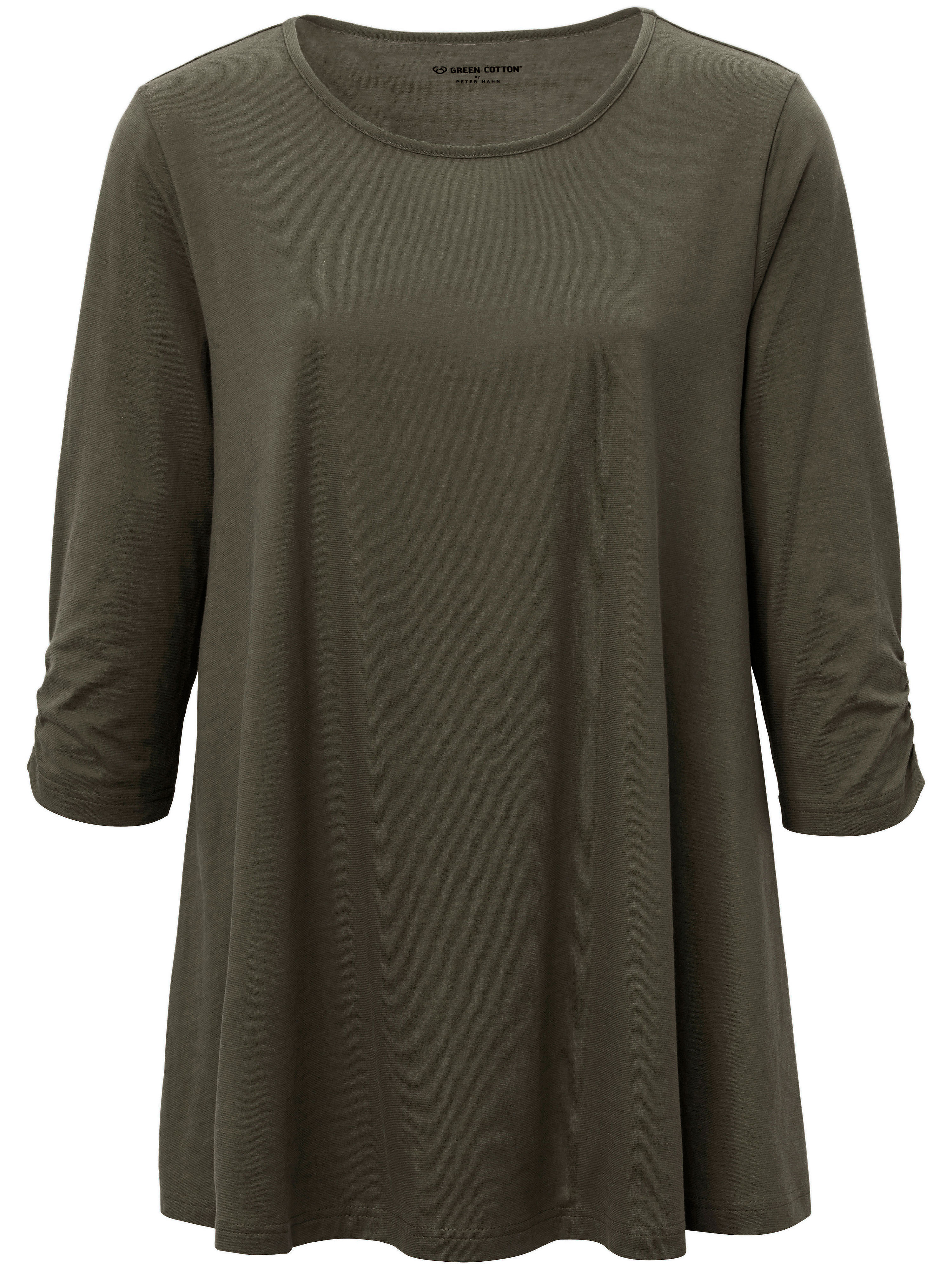 Lang Shirt Met 34 Mouwen Van Green Cotton Groen green cotton kopen in de aanbieding
