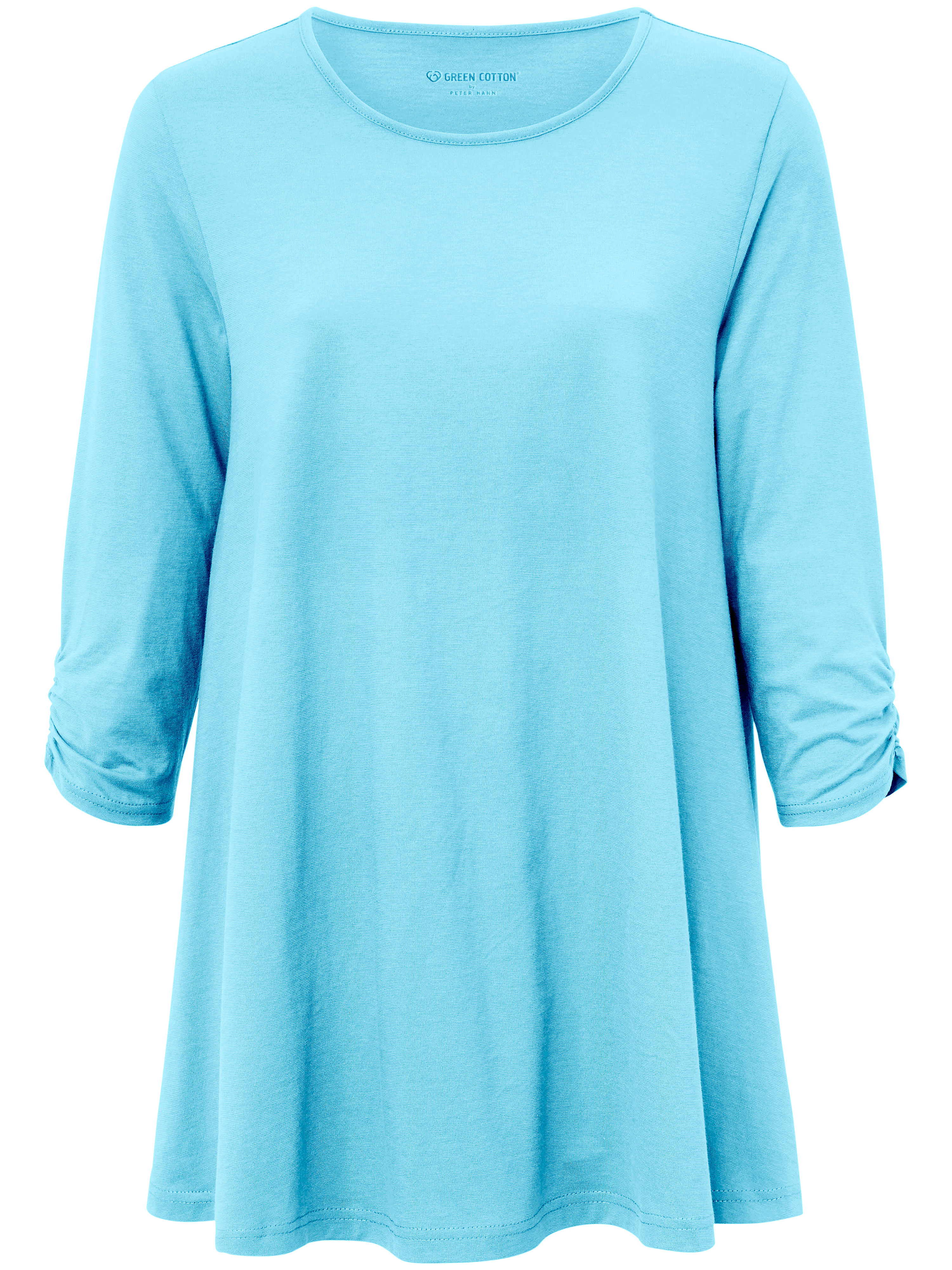 Lang Shirt Met 34 Mouwen Van Green Cotton Turquoise green cotton kopen in de aanbieding