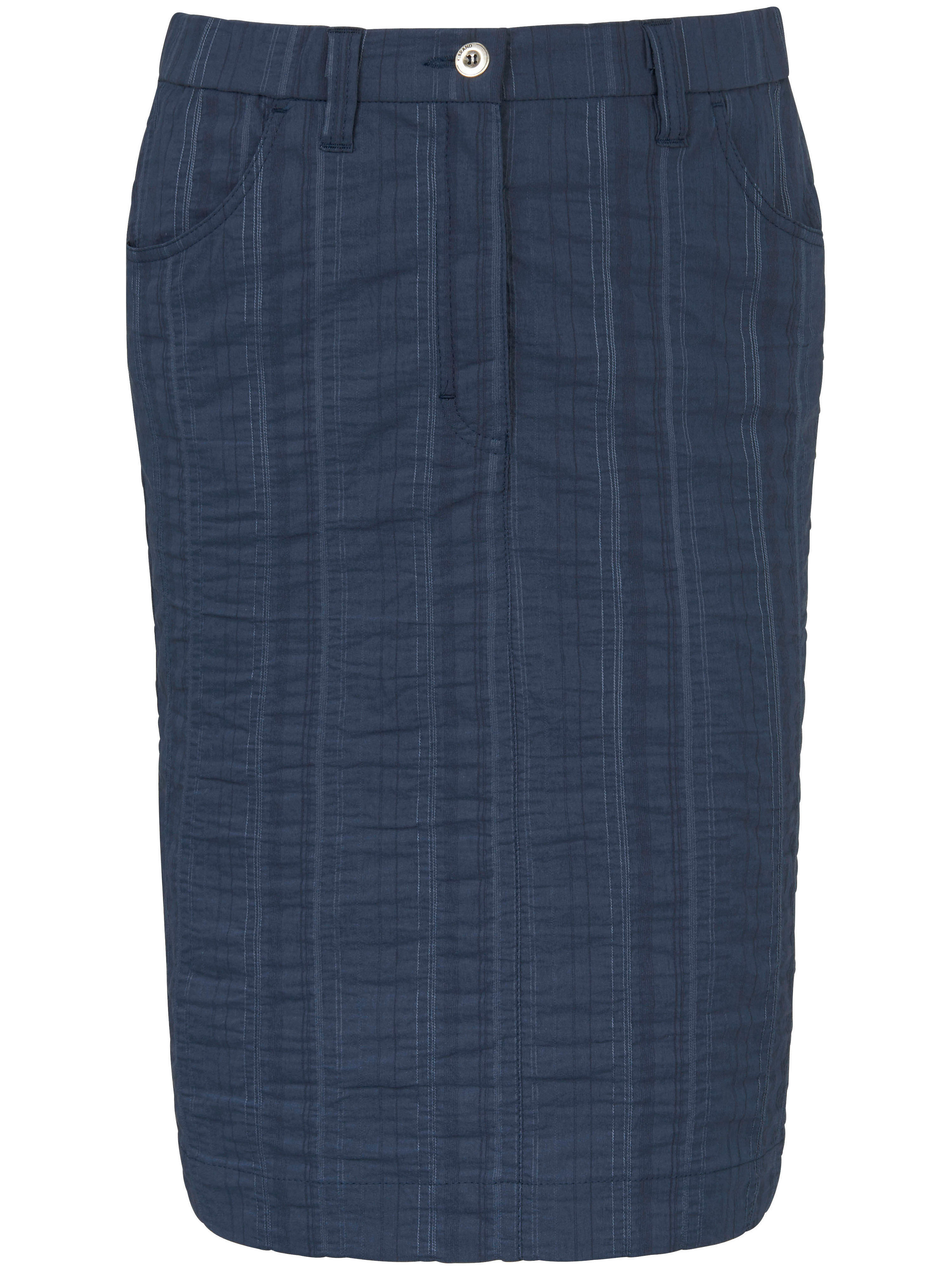 La jupe Wash & Go, ligne droite, longueur genou KjBrand bleu taille 48