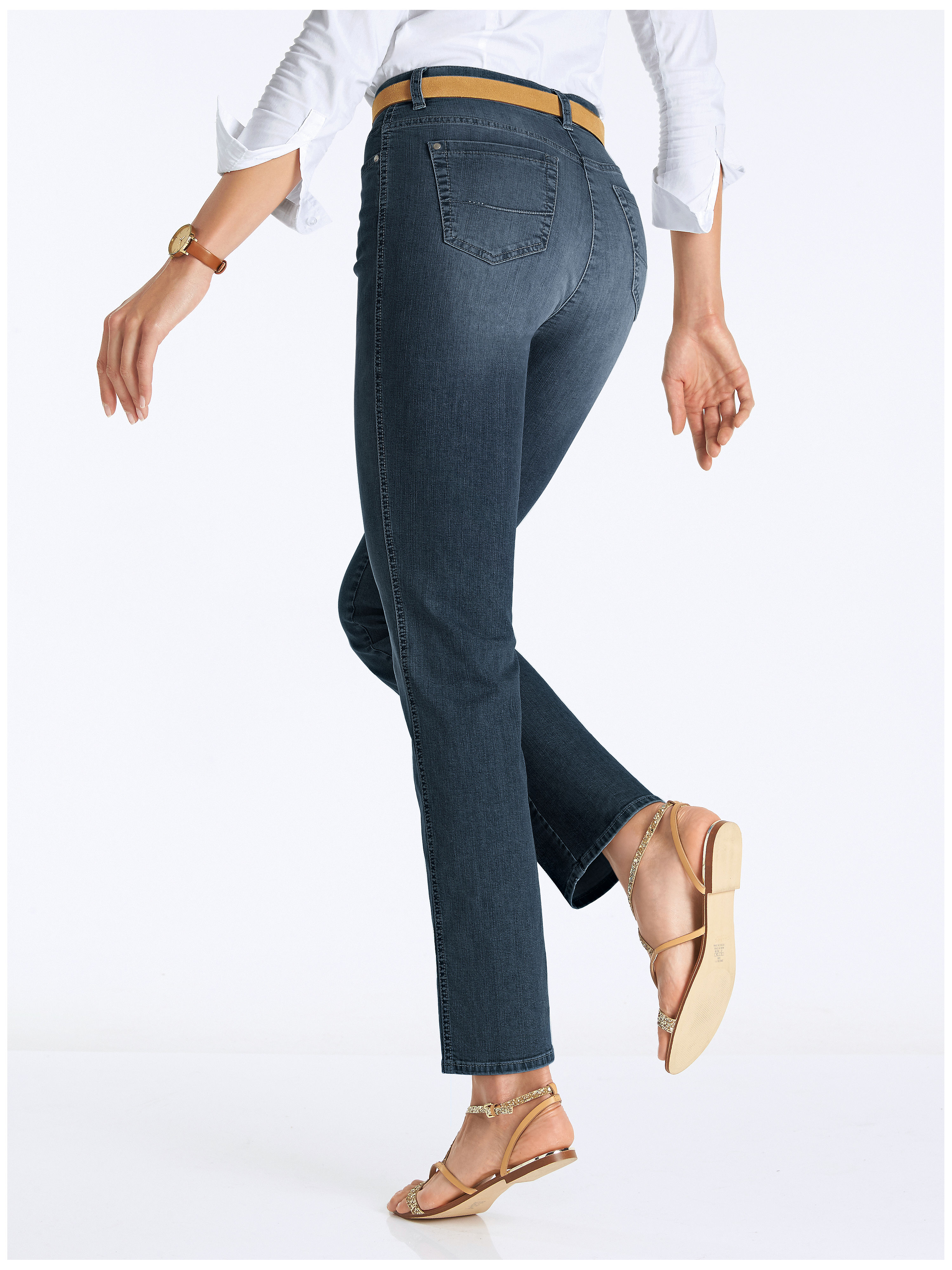Brax Feel Good"Feminine Fit" jeans design NICOLAdark blue denim