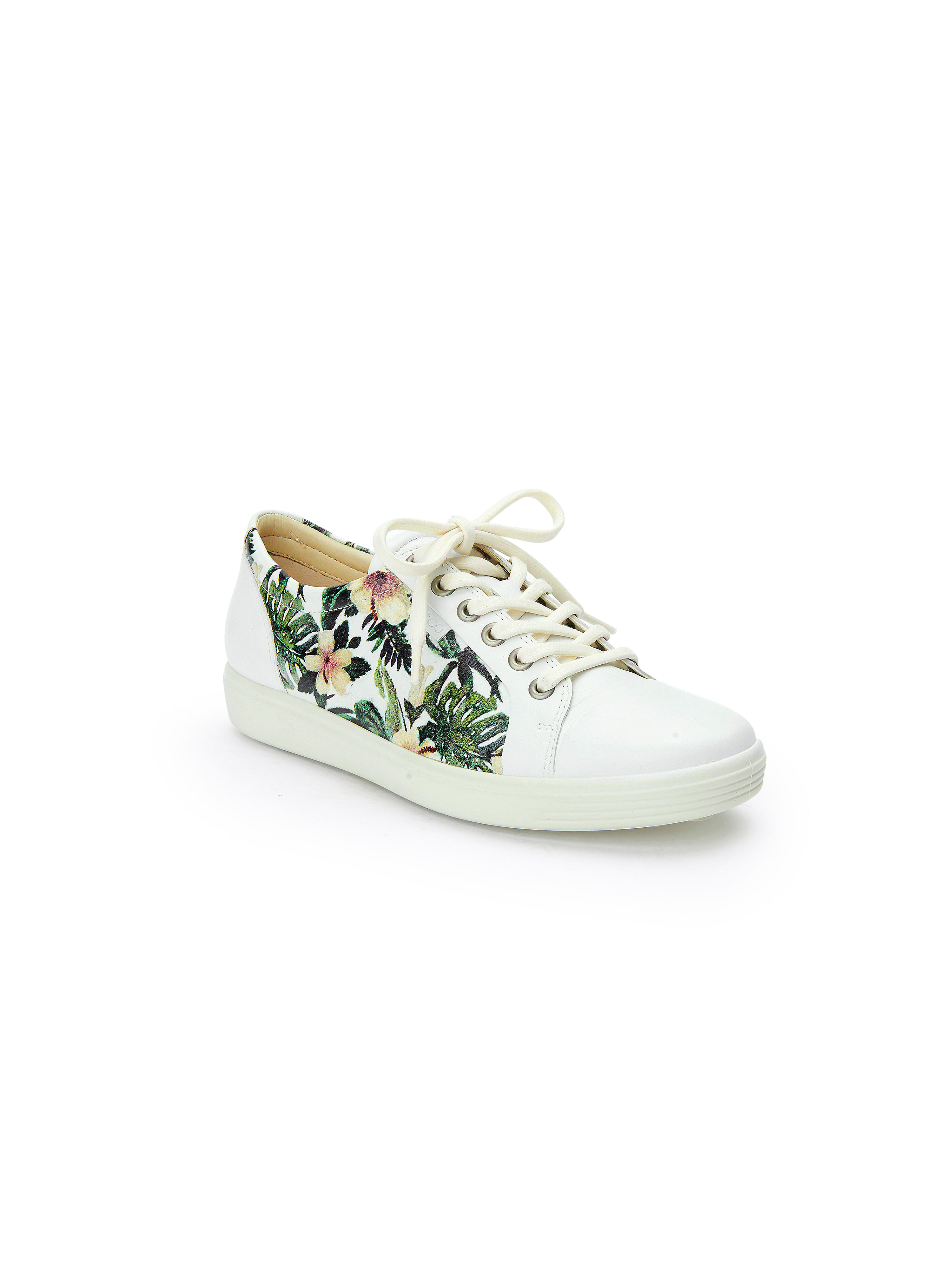 Ecco - Sneaker Soft 7 Ladies aus 100% Leder - Weiß/Multicolor Gute Qualität beliebte Schuhe Ecco - Sneaker Soft 7 Ladies aus 100% Leder - Weiß/Multicolor Gute Qualität beliebte Schuhe