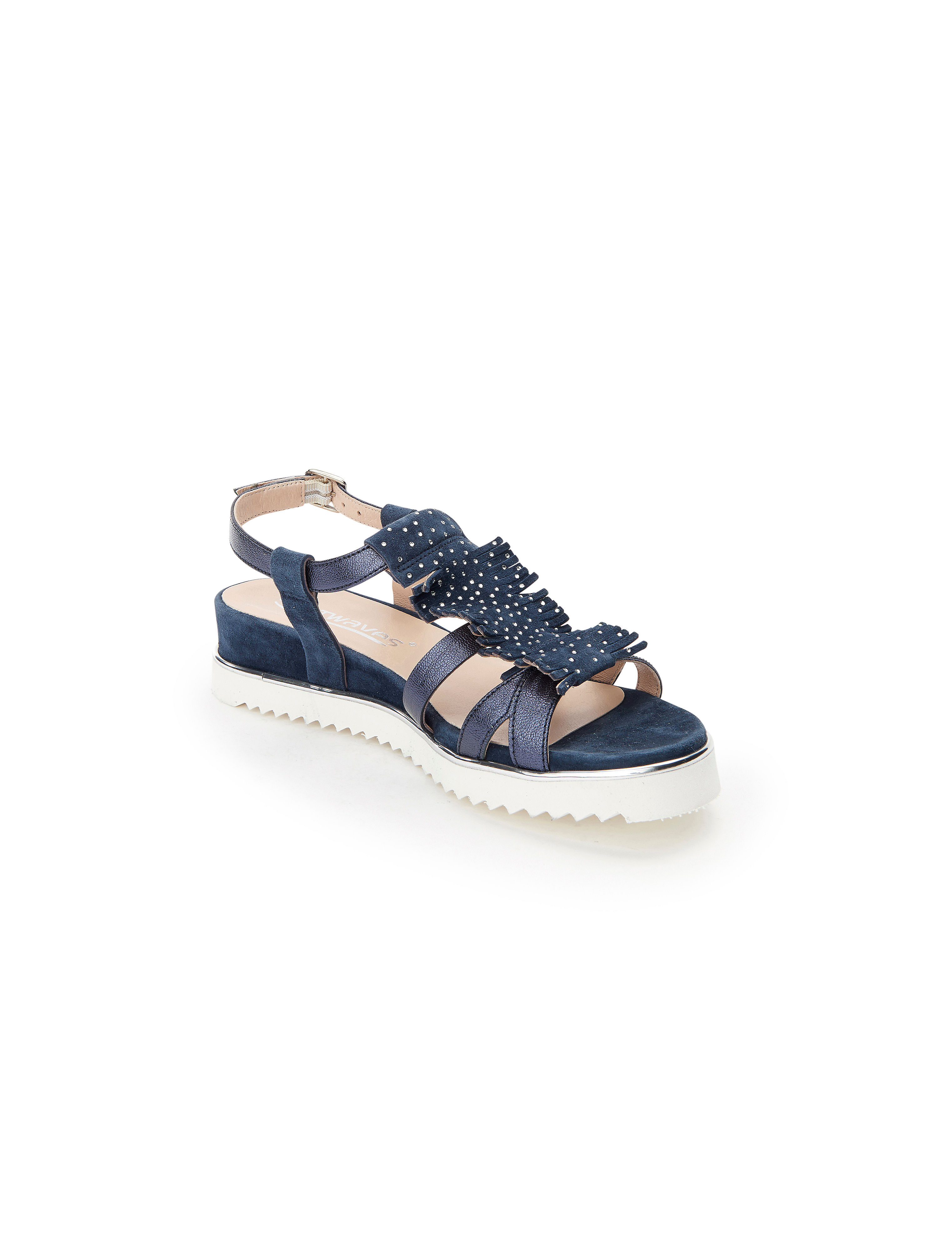 Softwaves - Sandale aus 100% Leder - Marine Gute Qualität beliebte Schuhe Softwaves - Sandale aus 100% Leder - Marine Gute Qualität beliebte Schuhe