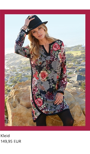 Kleid mit überschnittener Schulter (14317588)