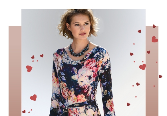 Jersey-Kleid mit 3/4-Arm (14288888)