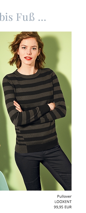 Pullover mit Ringel-Mix und in moderner Form (91939288)