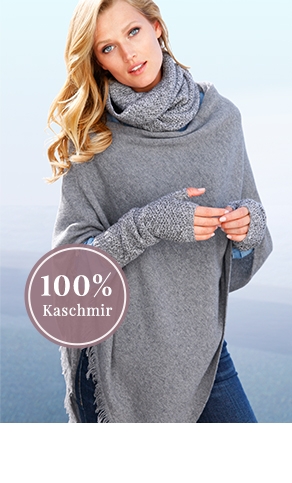 Poncho aus 100% Kaschmir (92003388)