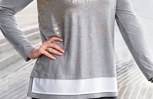 Shirt mit Rundhals-Ausschnitt (83441688)