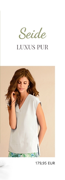 Ärmellose Bluse aus 100% Seide (73292577)