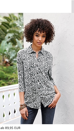 Bluse mit 3/4-Arm (70861077)