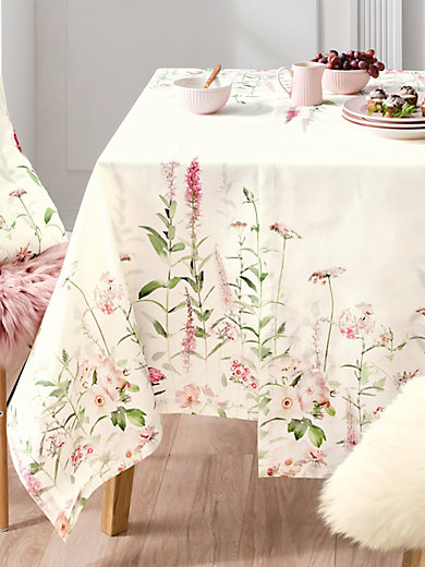 Proflax - Tischläufer ca. 50x150 cm - Ecru/Rosé Proflax - Tischläufer ca. 50x150 cm - Ecru/Rosé