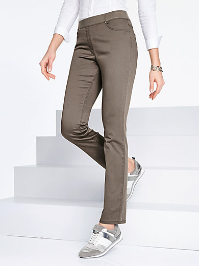 raphaelabrax - le pantalon comfortplus modèle carina - taupe