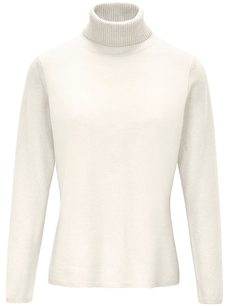include - Roll-neck jumper - wool white