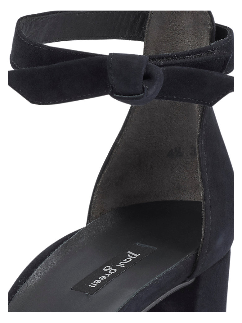 green sling backs